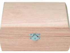 Holzbox quadratisch 19 cm x 18 cm x 7 cm FSC®