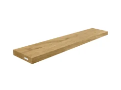 holz4home Regale Massivholz|Sideboards^Schwebendes Wandregal aus Eiche 100cm Ohne Baumkante Natur