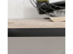 HOMCOM Möbelserien^Barmöbel MDF Metall Natur Schwarz L89 x B45 x H87 cm L39 x B45 x H95 cm