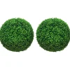 HOMCOM Buchsbaumkugel 2er Set für Indoor/Outdoor