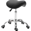 HOMCOM Hocker^Drehstuhl Rollhocker Höhenverstellbar