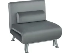 HOMCOM Schlafsessel Klappsessel mit Bettfunktion Rückenkissen