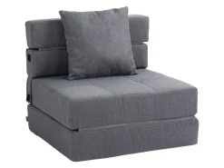 HOMCOM Sessel|Kissen^Schlafsessel Klappbar 2-in-1 mit Bettfunktion Kissen