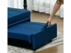 HOMCOM Sessel^Schlafsessel Polyester Schaumstoff 65,5L x 104B x 81H cm