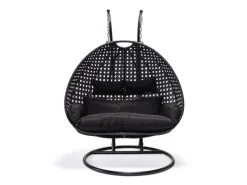 Home Deluxe Kissen^Hängesessel Twin Polyrattan