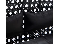 Home Deluxe Kissen^Hängesessel Twin Polyrattan