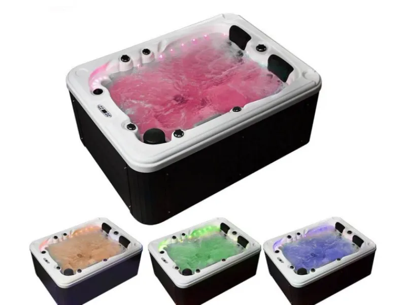 Home Deluxe Insektenschutz^Outdoor Whirlpool Beach Plus für 2 Personen 210 x 155 x 83 cm