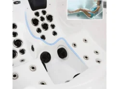 Home Deluxe Insektenschutz^Outdoor Whirlpool Beach Plus für 2 Personen 210 x 155 x 83 cm