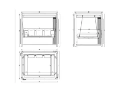 Home Deluxe Pavillon Provence 236 cm x 180 cm x 210 cm mit Gartenliege