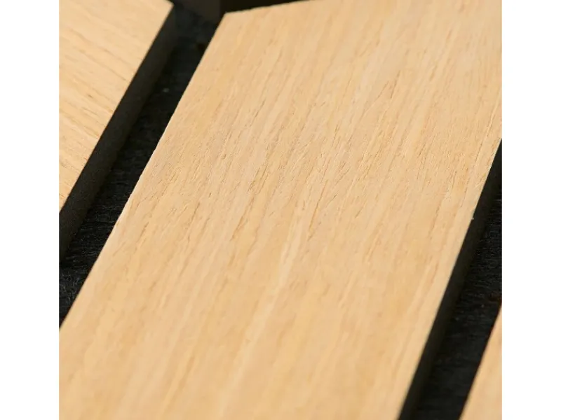 Homestyle4u Bastelzubehör^Akustikpaneele Natur 30 x 26 cm 5 Stück Hexagon Wandpaneele Holz