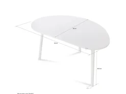 Homestyle4u Tische^Beistelltisch Natur Couchtisch Holztisch Nierentisch Kiefer