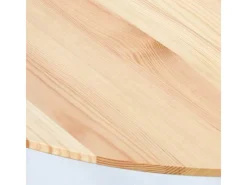 Homestyle4u Tische^Beistelltisch Natur Couchtisch Holztisch Nierentisch Kiefer