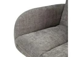 Homestyle4u Stühle^6er Set Polsterstühle Drehbar in Grau 2853