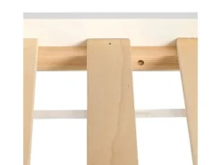 Homestyle4u Leitern|Betten^Etagenbett 90x200 cm in Weiß 1978