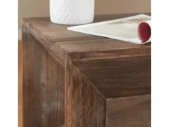 Homestyle4u Hocker Beistelltisch Holz Nachttisch
