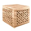 Homestyle4u Tische|Hocker^Hocker Holzhocker Beistelltisch Holz 1773