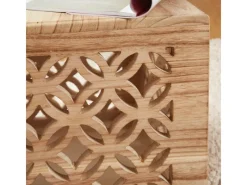 Homestyle4u Tische|Hocker^Hocker Holzhocker Beistelltisch Holz 1773