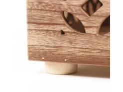 Homestyle4u Tische|Hocker^Hocker Holzhocker Beistelltisch Holz 1773