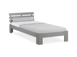 Homestyle4u Betten^Holzbett 90x200 mit Lattenrost in 2035