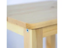 Homestyle4u Tische^Nachttisch 38x47x32 in Braun 1826