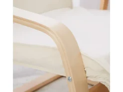 Homestyle4u Hocker^Relaxsessel mit Fußstütze in Beige 2406