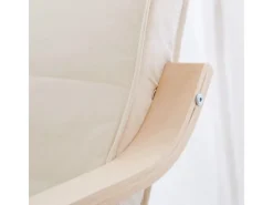 Homestyle4u Hocker^Relaxsessel mit Fußstütze in Beige 2406