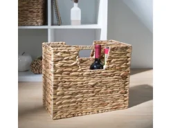 Homestyle4u Bücherregale^Zeitungsständer Seegrass Zeitschriftenhalter