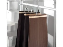 Aufbewahrung^Hosenspanner Holz 3er-Pack