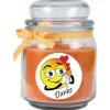 HS Candle Duftkerze & Bonbon Glas Danke Orange Honigmelone