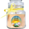 HS Candle Duftkerze & Glas Frohe Ostern Bonbon Ø7 cm Vanille Ostereier