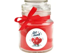 HS Candle Duftkerze & Glas Valentinstag Bonbon 30h Be Mine