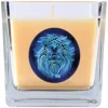 HS Candle Duftkerze & Glas Sternzeichen Vanille 50 Stunden Löwe