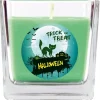 HS Candle Duftkerze & Glas Halloween Grün Bonbon 50h