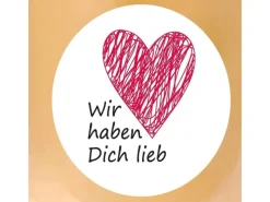 HS Candle Kerzen^Duftkerze & Glas Herzen Vanille Gelb