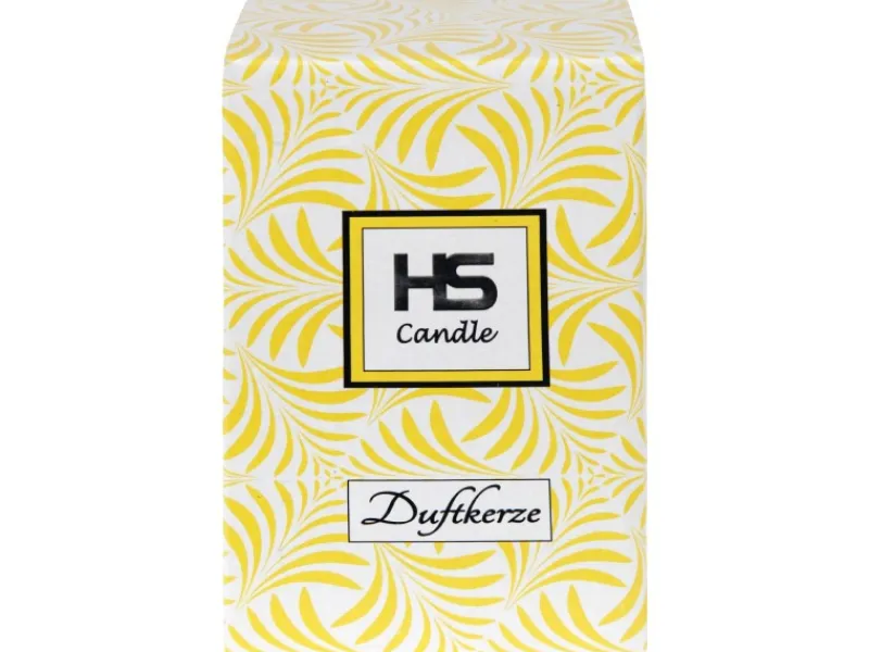 HS Candle Kerzen^Duftkerze & Glas Weihnachten Creme Bonbon 30h