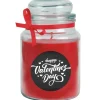 HS Candle Duftkerze & Glas Valentinstag Bonbon 110h Valentine's Day