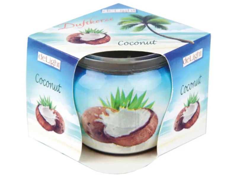 HS Candle Kerzen^Duftkerze Motiv Kerze Raumduft Coconut