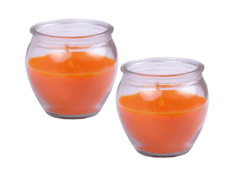 HS Candle Windlichter^Duftkerzen Creation 10er Pack Mango Sorbet