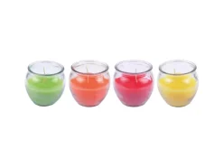 HS Candle Kerzen|Windlichter^Duftkerzen Selection 4 Kerzen Mix Fruit Selection