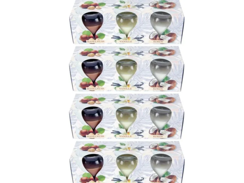 HS Candle Duftkerzen Selection 12er Pack Relax Selection