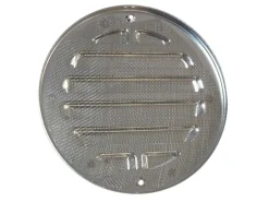 Häusler Insektenschutz^Lüftungsgitter LG 50400 Rund Alu F1 Zuluft Abluftgitter Ø 145 mm