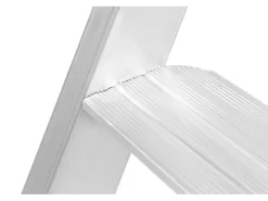 Hymer Stufenstehleiter Eloxiert 2x6 Stufen