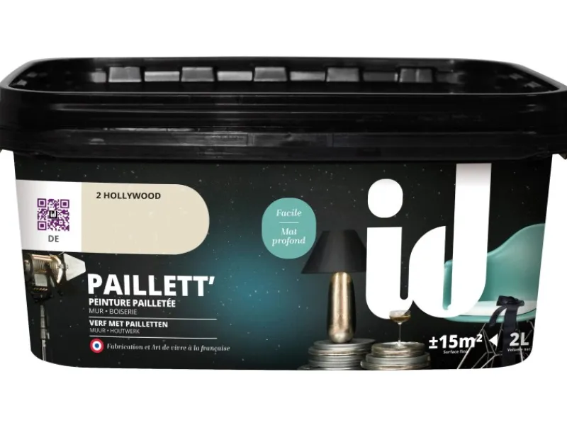 Kreativfarben^id Wandfarbe Paillett 2 l