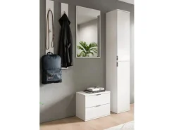 Inn.Furn Möbelserien^Garderoben-Set 5-teilig in Weiß Hochglanz 153 cm SystemX