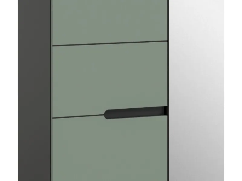 Inn.Furn Möbelserien^Garderoben-Set 4-teilig in Salbei und Grau 160 cm Cooper