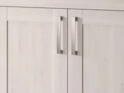 Inn.Furn Möbelserien^Garderoben-Set 5-teilig Weiß Lärche 285 cm Landhaus-Stil Mirano