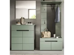 Inn.Furn Möbelserien^Garderoben-Set 4-teilig in Salbei und Grau 175 cm Cooper