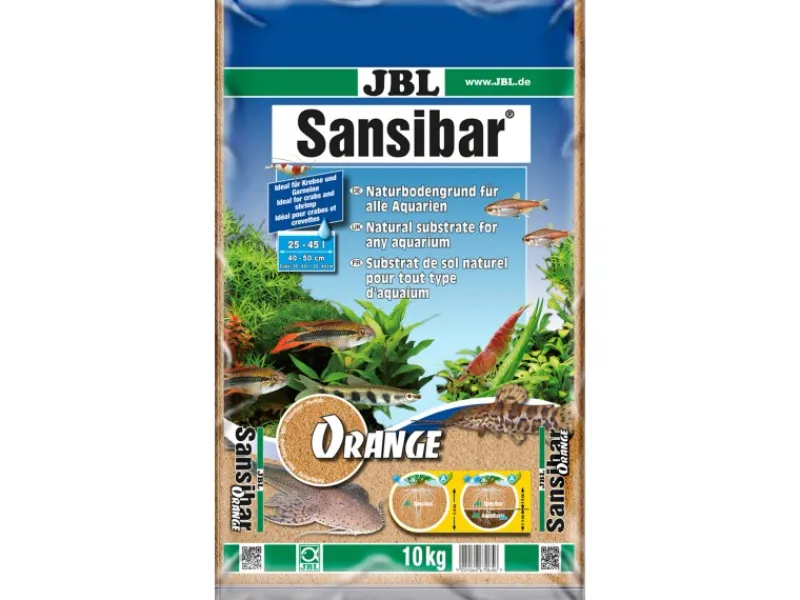 JBL Terraristik^Aquarium Bodengrund Sansibar Orange 10 kg