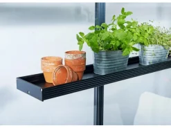 Juliana Regale Schwarz^Aluregal 3 Sektionen Schwarz