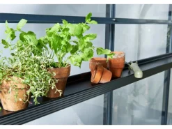 Juliana Regale Schwarz^Aluregal 3 Sektionen Schwarz